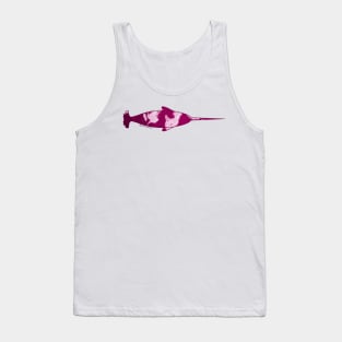 Pink Narwhal Tank Top